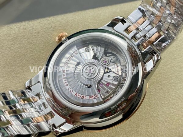 GT Factory Omega De Ville Prestige 434.20.40.20.02.001 40mm Half Rose Gold Steel Rose Gold Point Roman Number White Dial