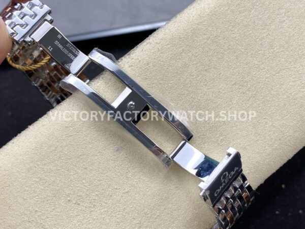 GT Factory Omega De Ville Prestige 434.20.40.20.02.001 40mm Half Rose Gold Steel Rose Gold Point Roman Number White Dial