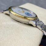 GT Factory Omega De Ville Prestige 434.20.40.20.02.002 40mm Half Yellow Gold Steel Gold Point Roman Number Silver Dial