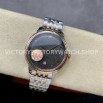 GT Factory Omega De Ville Prestige 434.20.40.20.06.001 40mm Half Rose Gold Steel Rose Gold Point Roman Number Grey Dial