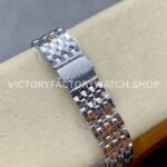 GT Factory Omega De Ville Prestige 434.20.40.20.06.001 40mm Half Rose Gold Steel Rose Gold Point Roman Number Grey Dial