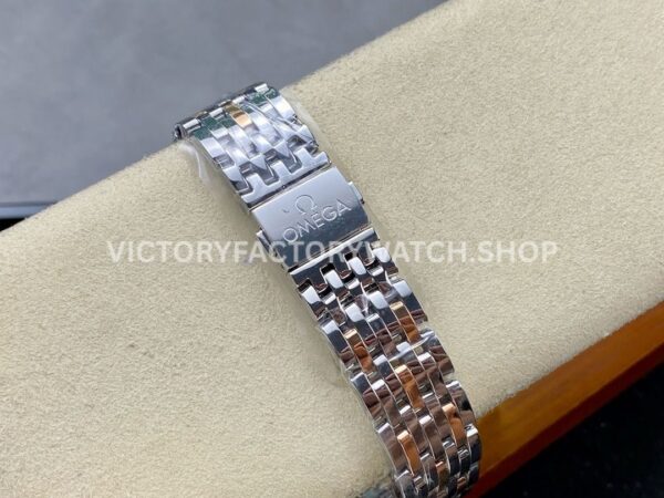 GT Factory Omega De Ville Prestige 434.20.40.20.06.001 40mm Half Rose Gold Steel Rose Gold Point Roman Number Grey Dial