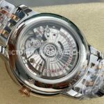 GT Factory Omega De Ville Prestige 434.20.40.20.06.001 40mm Half Rose Gold Steel Rose Gold Point Roman Number Grey Dial