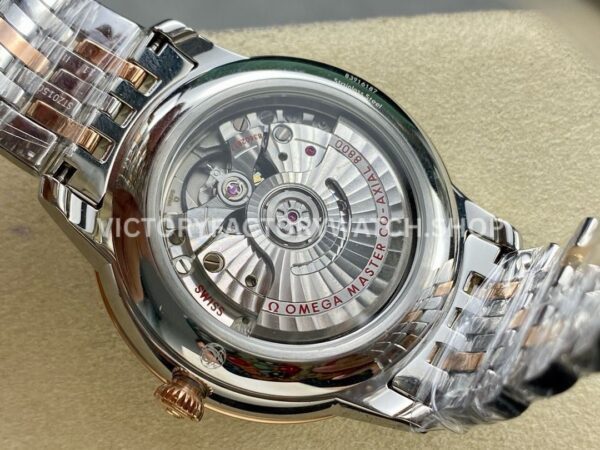 GT Factory Omega De Ville Prestige 434.20.40.20.06.001 40mm Half Rose Gold Steel Rose Gold Point Roman Number Grey Dial