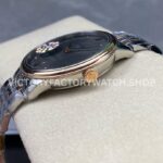 GT Factory Omega De Ville Prestige 434.20.40.20.06.001 40mm Half Rose Gold Steel Rose Gold Point Roman Number Grey Dial