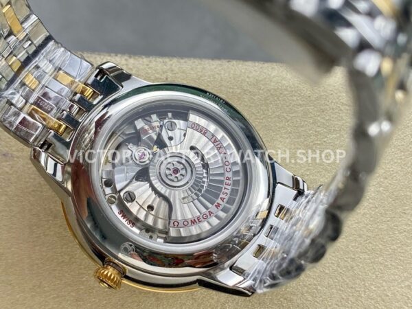GT Factory Omega De Ville Prestige 434.20.40.20.08.001 40mm Half Yellow Gold Steel Gold Point Roman Number Champagne Dial