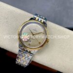 GT Factory Omega De Ville Prestige 434.20.40.20.08.001 40mm Half Yellow Gold Steel Gold Point Roman Number Champagne Dial