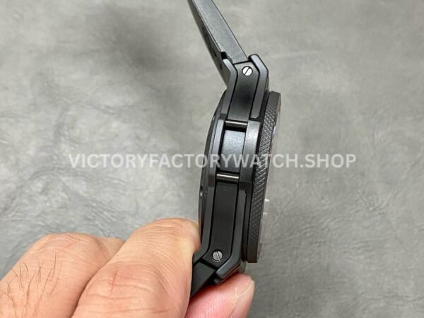 HB Factory Hublot Big Bang 301.AM.130.RX.YCM07 44mm Ceramic Rubber Strap Black Dial