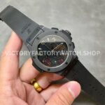 HB Factory Hublot Big Bang 301.AM.130.RX.YCM07 44mm Ceramic Rubber Strap Black Dial