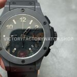 HB Factory Hublot Big Bang 301.CX.130.RX 44mm ceramic black rubber strap Arabic numerals black dial replica watch