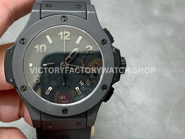 HB Factory Hublot Big Bang 301.CX.130.RX 44mm ceramic black rubber strap Arabic numerals black dial replica watch