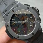 HB Factory Hublot Big Bang 301.AM.130.RX.YCM07 44mm Ceramic Rubber Strap Black Dial