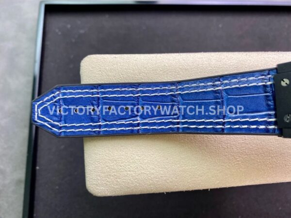 HB Factory Hublot Big Bang 301.CI.7170.LR 44mm Ceramic Leather Strap Blue Dial