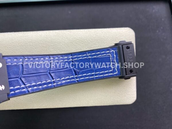 HB Factory Hublot Big Bang 301.CI.7170.LR 44mm Ceramic Leather Strap Blue Dial