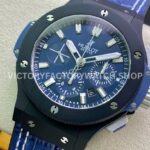 HB Factory Hublot Big Bang 301.CI.7170.LR 44mm Ceramic Leather Strap Blue Dial