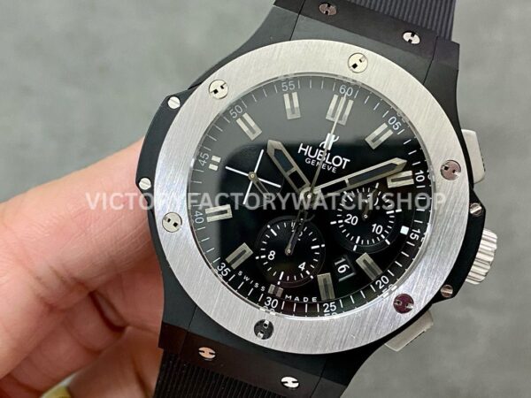 HB Factory Hublot Big Bang 301.CK.1140.RX 44mm Ceramic Rubber Strap Titanium Bezel Black Dial