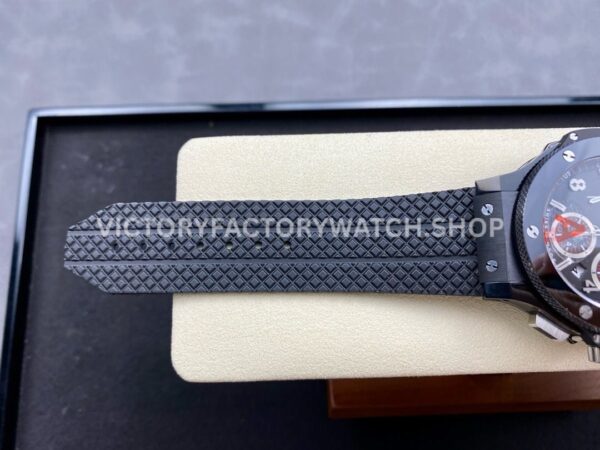 HB Factory Hublot Big Bang 301.CX.130.RX 44mm Ceramic Black Rubber Strap Arabic Numerals Black Dial