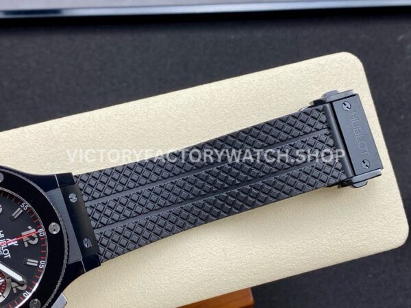 HB Factory Hublot Big Bang 301.CX.130.RX 44mm Ceramic Black Rubber Strap Arabic Numerals Black Dial