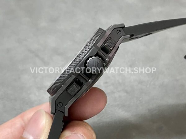 HB Factory Hublot Big Bang 301.CX.134.RX 44mm Ceramic Black Rubber Strap Arabic Numerals Black Dial