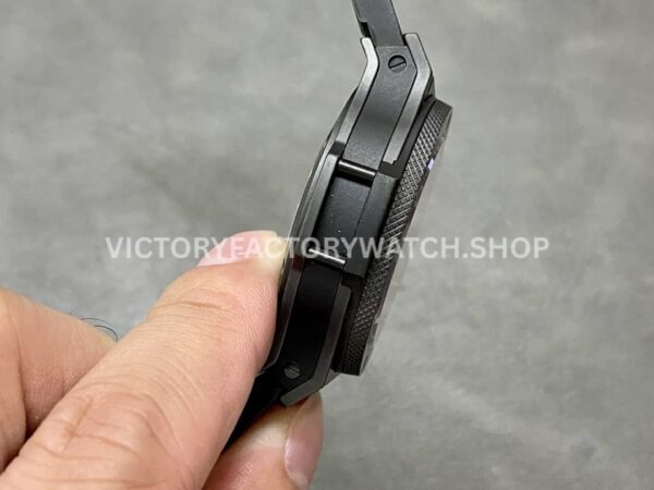 HB Factory Hublot Big Bang 301.CX.134.RX 44mm Ceramic Black Rubber Strap Arabic Numerals Black Dial