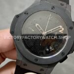 HB Factory Hublot Big Bang 301.CX.134.RX 44mm Ceramic Black Rubber Strap Arabic Numerals Black Dial