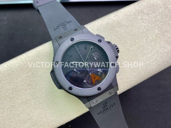 HB Factory Hublot Big Bang 301.CX.134.RX 44mm Ceramic Rubber Strap Black Dial