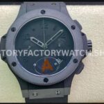 HB Factory Hublot Big Bang 301.CX.134.RX 44mm ceramic rubber strap black dial replica watch