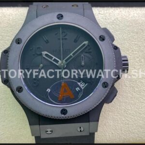 HB Factory Hublot Big Bang 301.CX.134.RX 44mm ceramic rubber strap black dial replica watch