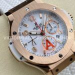 HB Factory Hublot Big Bang 301.PE.2180.RW 44mm Rose Gold Rubber Strap White Dial