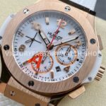 HB Factory Hublot Big Bang 301.PE.2180.RW 44mm Rose Gold Rubber Strap White Dial