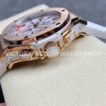 HB Factory Hublot Big Bang 301.PE.2180.RW 44mm Rose Gold Rubber Strap White Dial