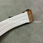 HB Factory Hublot Big Bang 301.PE.230.RW.114 44mm Rose Gold Rubber Strap Diamond Bezel White Dial