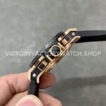 HB Factory Hublot Big Bang 301.PM.1780.RX 44mm Rose Gold Black Rubber Strap Ceramic Bezel Black Dial