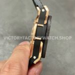 HB Factory Hublot Big Bang 301.PM.1780.RX 44mm Rose Gold Rubber Strap Arabic Numerals Black Dial