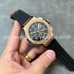 HB Factory Hublot Big Bang 301.PX.130.RX 44mm Rose Gold Rubber Strap Black Dial