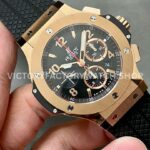 HB Factory Hublot Big Bang 301.PX.130.RX 44mm Rose Gold Rubber Strap Black Dial