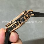 HB Factory Hublot Big Bang 301.PX.130.RX 44mm Rose Gold Rubber Strap Black Dial