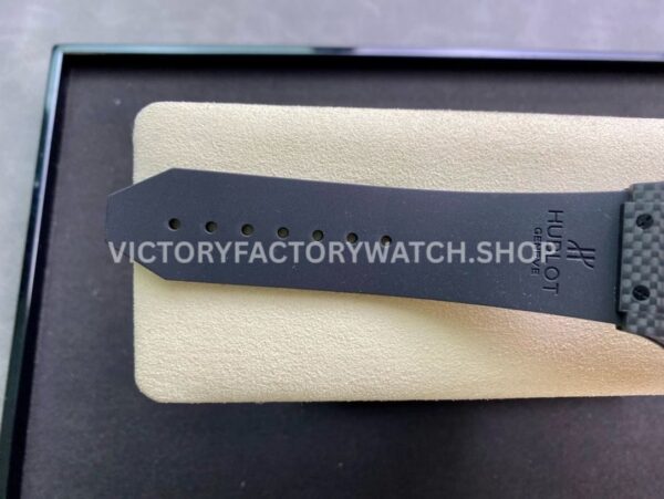 HB Factory Hublot Big Bang 301.QX.1724.RX 44mm Carbon Rubber Strap Black Dial