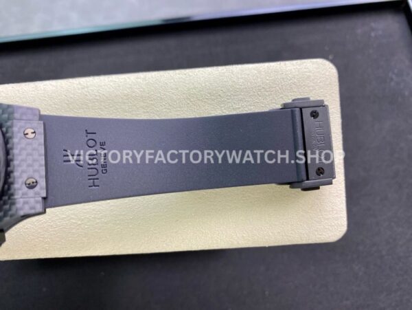 HB Factory Hublot Big Bang 301.QX.1724.RX 44mm Carbon Rubber Strap Black Dial