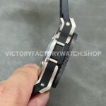 HB Factory Hublot Big Bang 301.SM.1770.LR 44mm Steel Leather Strap Ceramic Bezel Black Dial