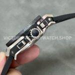 HB Factory Hublot Big Bang 301.SM.1770.LR 44mm Steel Leather Strap Ceramic Bezel Black Dial