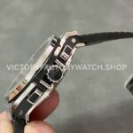 HB Factory Hublot Big Bang 301.SX.130.RX 44mm Steel Leather Strap Titanium Bezel Black Dial