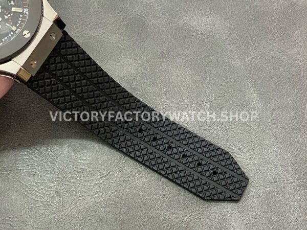 HB Factory Hublot Big Bang 301.SX.130.RX 44mm Steel Rubber Strap Ceramic Bezel Arabic Numerals Black Dial