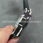 HB Factory Hublot Big Bang 301.SX.130.RX 44mm Steel Rubber Strap Ceramic Bezel Arabic Numerals Black Dial