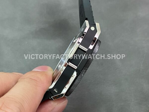HB Factory Hublot Big Bang 301.SX.130.RX 44mm Steel Rubber Strap Ceramic Bezel Arabic Numerals Black Dial