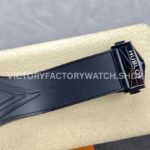 HB Factory Hublot Big Bang Sang Bleu 418.CX.1114.RX.MXM20 45mm Ceramic Black Rubber Strap Grey Needle Skeletonized Black Dial