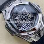 HB Factory Hublot Big Bang Sang Bleu 418.NX.1107.RX.MXM19 45mm Titanium Black Rubber Strap Skeletonized Black Dial