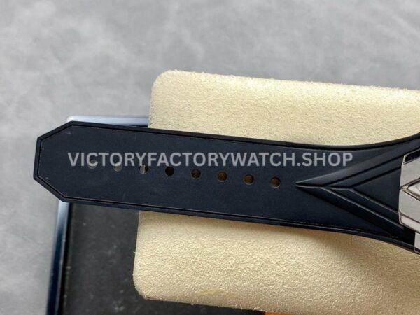 HB Factory Hublot Big Bang Sang Bleu 418.NX.1107.RX.MXM19 45mm Titanium Black Rubber Strap Skeletonized Black Dial