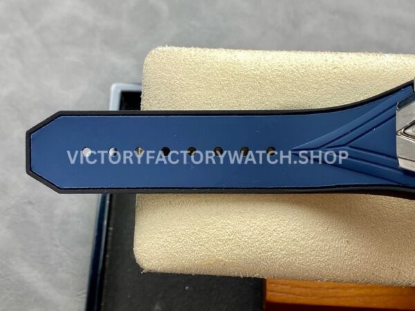 HB Factory Hublot Big Bang Sang Bleu 418.NX.2001.RX.MXM20 45mm Titanium Blue Rubber Strap Skeletonized Blue Dial