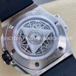 HB Factory Hublot Big Bang Sang Bleu 418.NX.2001.RX.MXM20 45mm Titanium White Rubber Strap Skeletonized White Dial